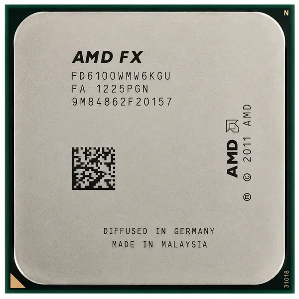 AMD FX FX-6100 6x 3.30GHz FD6100WMW6KGU CPU Prozessor Sockel AM3+ 6C/6T