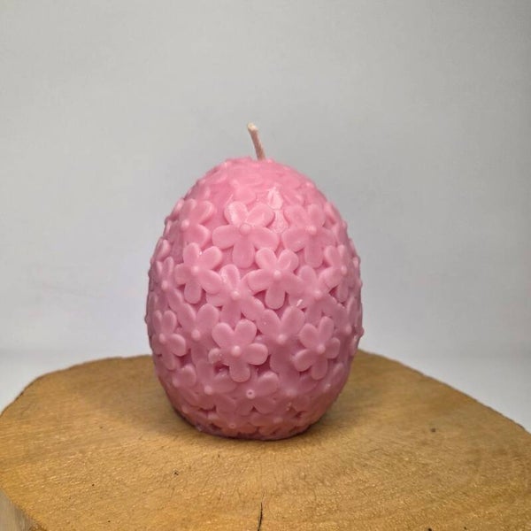 Paasei met bloemenprint