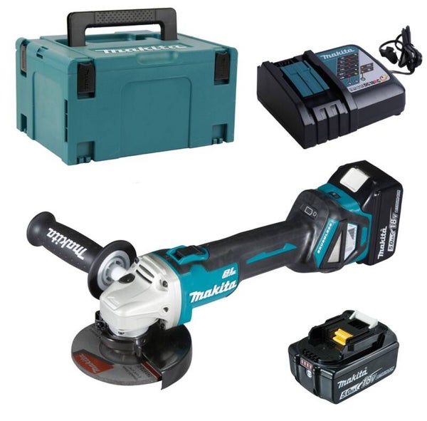 Makita Winkelschleifer Set DGA511RTJ 18V LXT