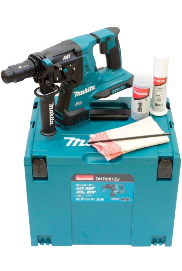 Makita Akku Bohrhammer DHR281ZJ 2x18V LXT