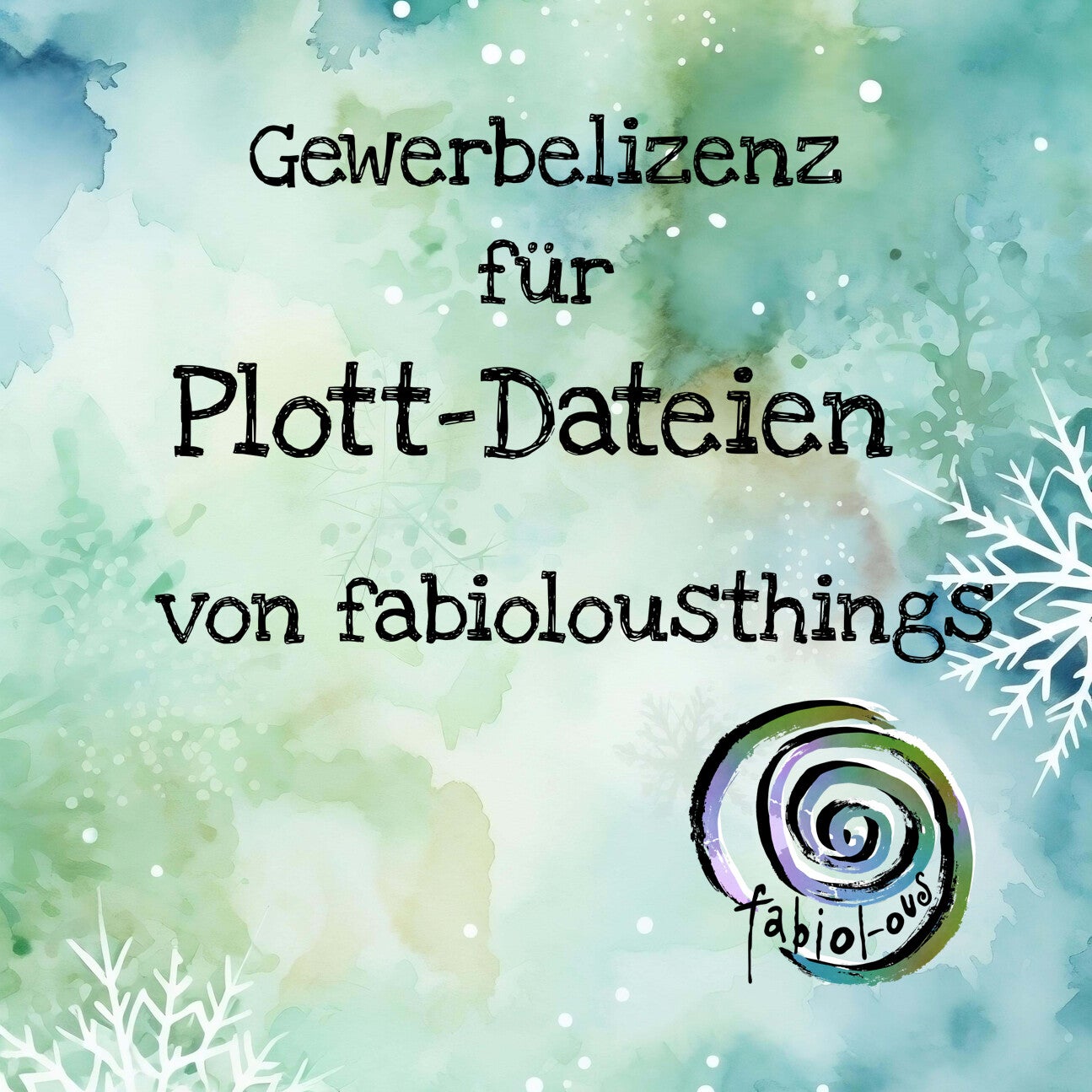 Gewerbelizenz Plottdateien