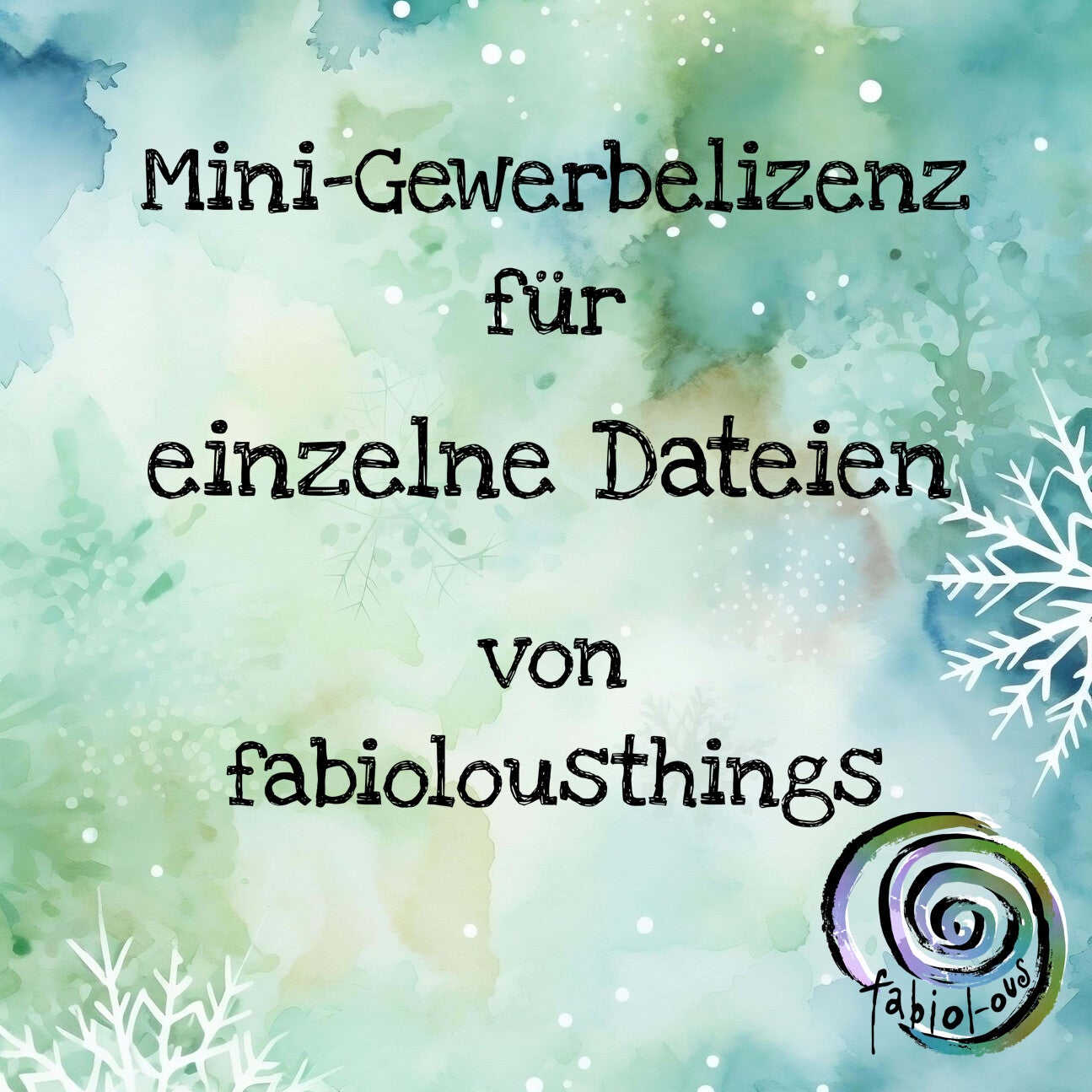 Mini-Gewerbelizenz für einzelne Dateien (Schneide-/Plott-/Laser)