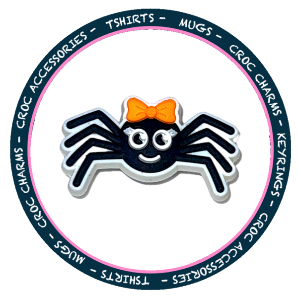 Spider with Orange Bow