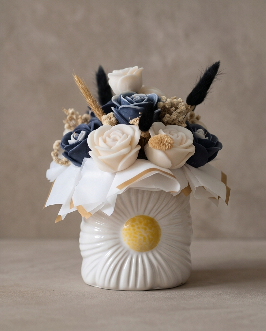 Midnight Elegance scented candle  Bouquet