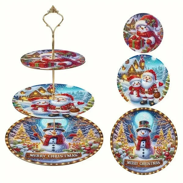 Etagere Weihnachts Schneemann