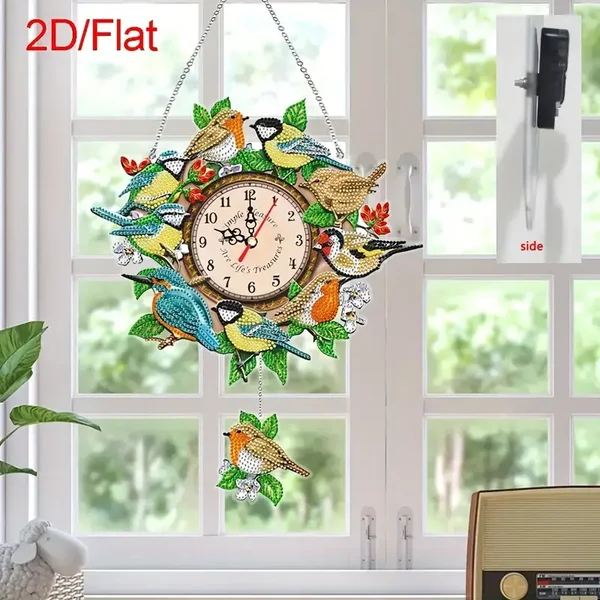Uhr Vögel