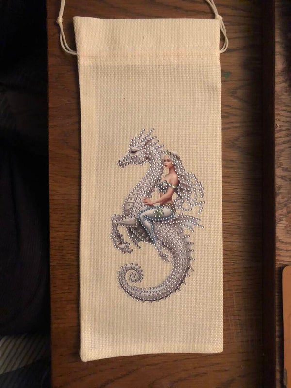 Geschenkverpackung für Flaschen Drache und Pferde Einzelpreis