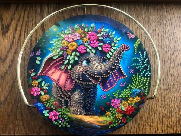 Tablett Elefant