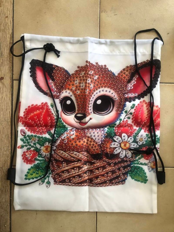 Sporttasche Kleiner Hirsch Blumenkorb