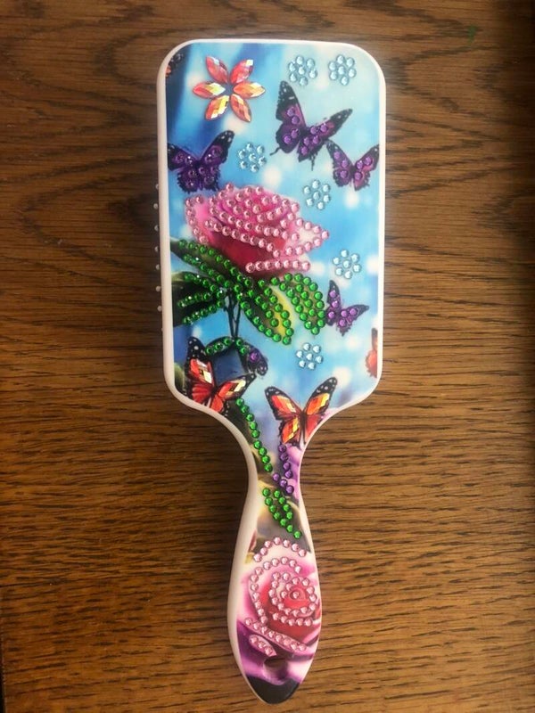 Haarbürste Rosa Rosen