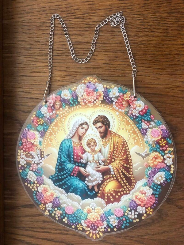 Fensterbild Jesusgeburt