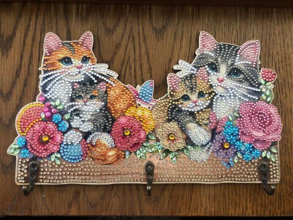 Garderrobe Vier Katzen