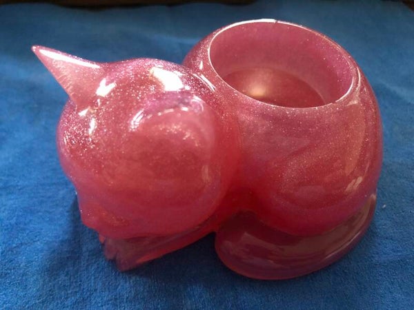 Deko Katze für Teelicht Stückpreis