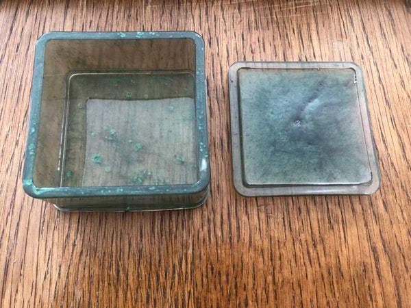 Aufbewahrungsbox Quadrat in der Beispielfarbe Olive Green