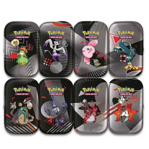 Black Bolt White Flare Unova Mini Tin