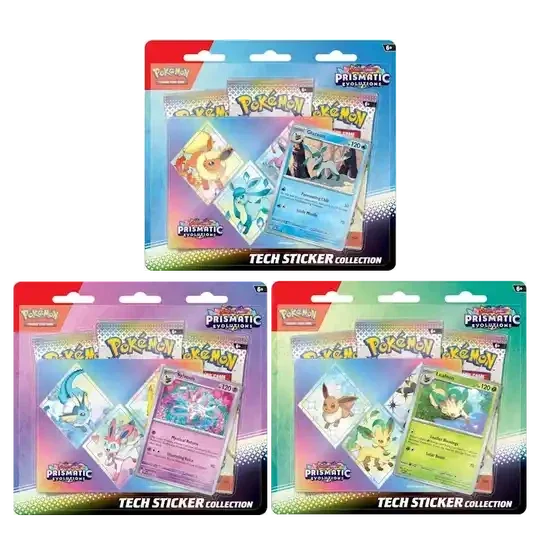 Prismatic Evolutions Tech Sticker Collection