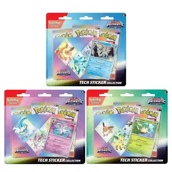 Prismatic Evolutions Tech Sticker Collection