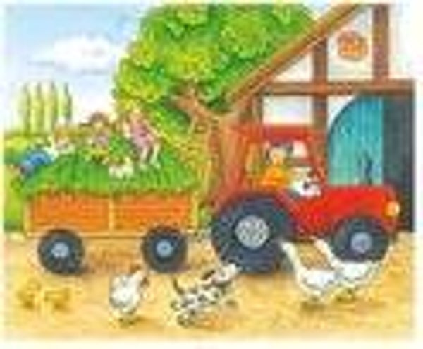 Goki Houten Blokpuzzel Seizoenen op de Boerderij, 12st.
