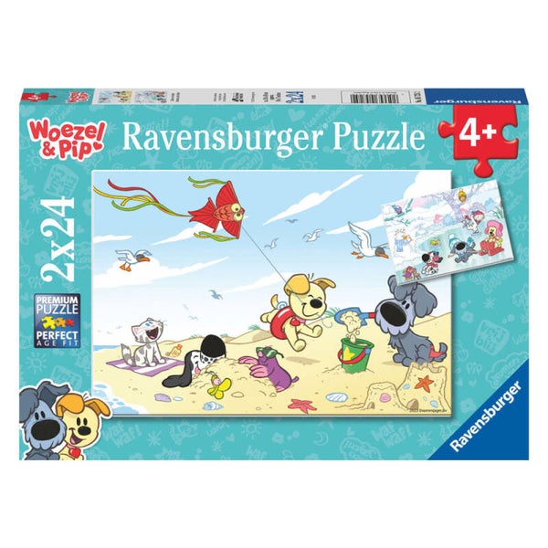 Woezel & Pip Zomer en Winter Legpuzzel,