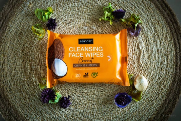 Sence Coconut Cleansing face wipes (20 doekjes)