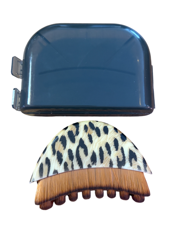 Lymfedrainage gezichtsborstel leopard