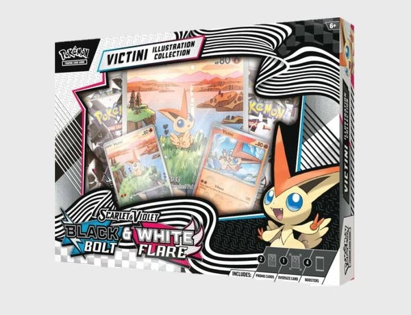 Scarlet & Violet - Black Bolt & White Flare - Victini Illustration Collection