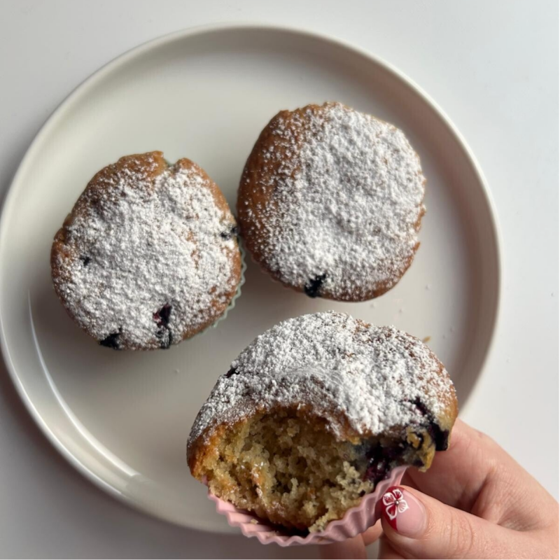 Vegane Blaubeer-Muffins