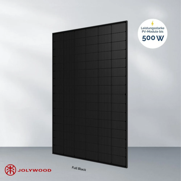 Solarmodule Jolywood-HD108N-R2 500w Fullblack, Glas/Glas, bifacial