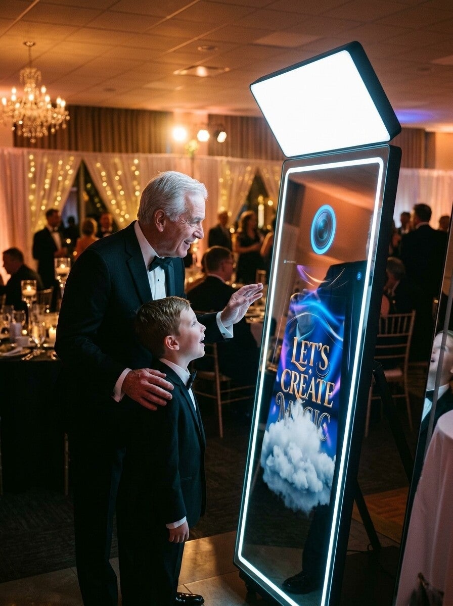 Luxury wedding photo booth alternative and bespoke digital editorial experience Toronto.