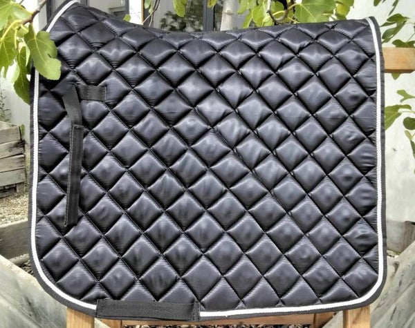 Zadeldoek Satin BLACK - XQS Horsewear