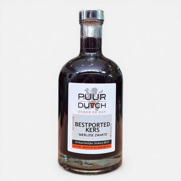 BESTPORTED KERS "MIERLOSE ZWARTE" fles 0,7 liter 16% alcohol