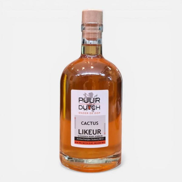 CACTUSLIKEUR fles 0,5 liter 28% alcohol