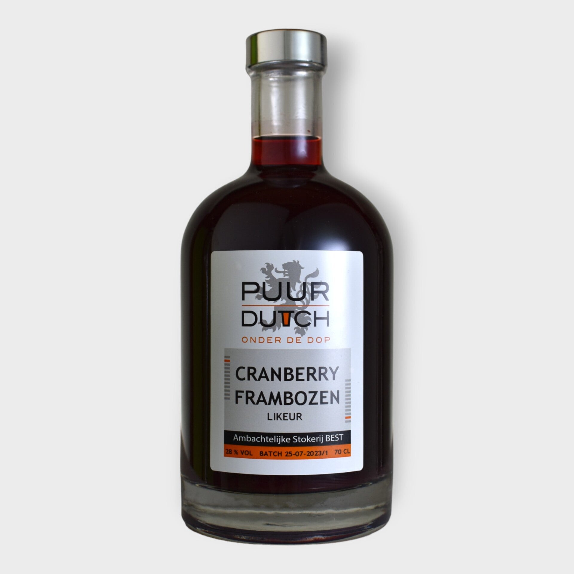 CRANBERRY FRAMBOZENLIKEUR fles 0,7 liter 28% alcohol