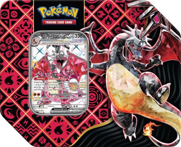 Paldean Fates || Charizard EX USA Tin