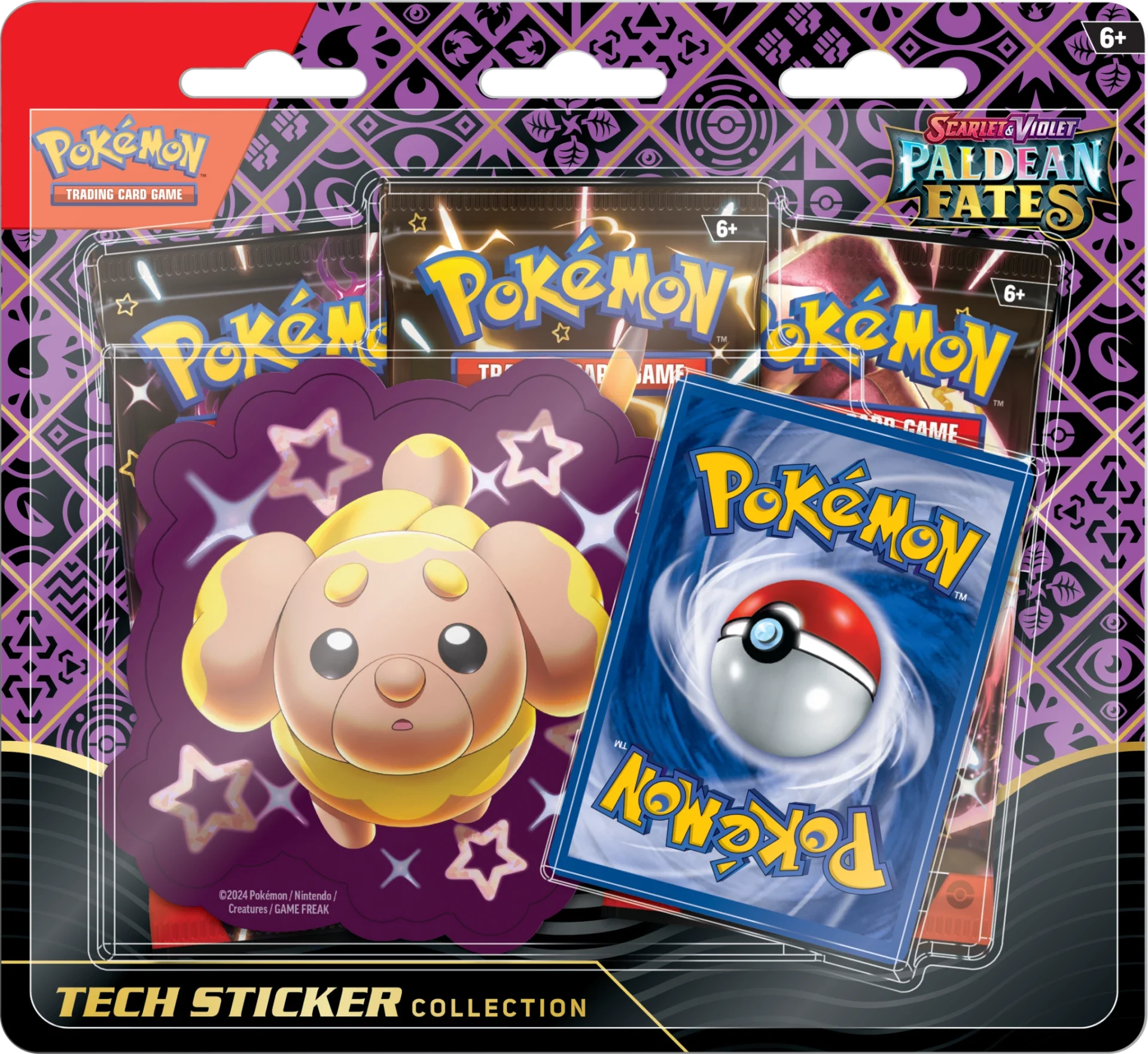 Paldean Fates || Tech Sticker Collection Blister Fidough