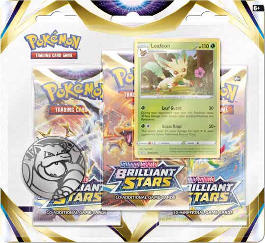 Brilliant Stars || Leafeon 3-Pack Blister