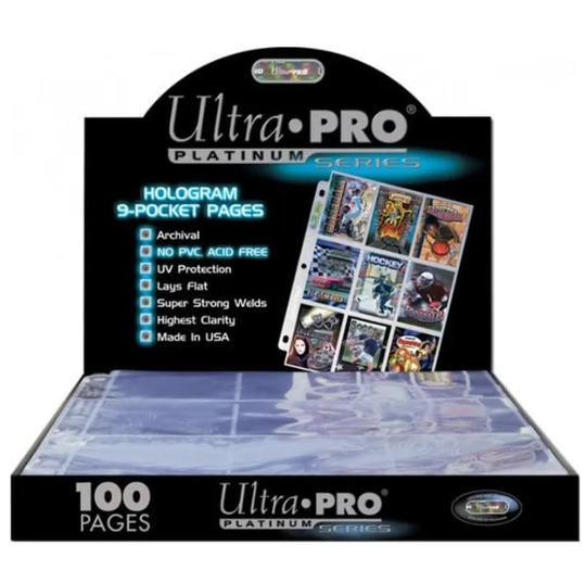UltraPro || Platinum 9 Pocket Pages (100 stuks)