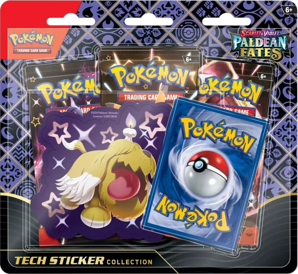 Paldean Fates || Tech Sticker Collection Blister Greavard