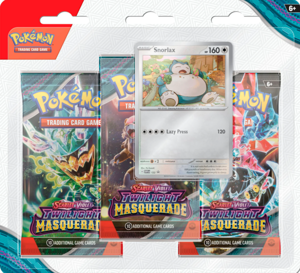 Twilight Masquerade || 3-Pack Blister Snorlax
