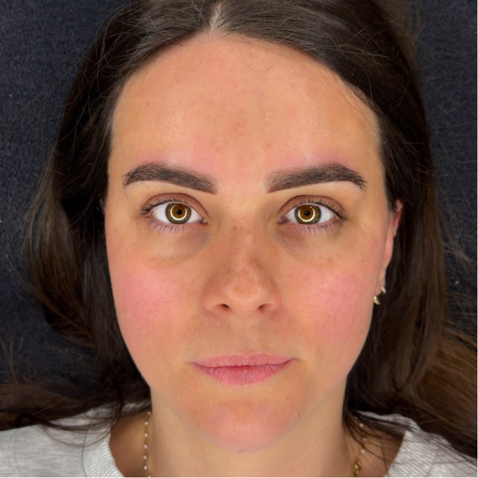 Maquillage semi-permanent des sourcils en style poudré par Maestro Cerezo Aesthetics à Courcelles près de Charleroi