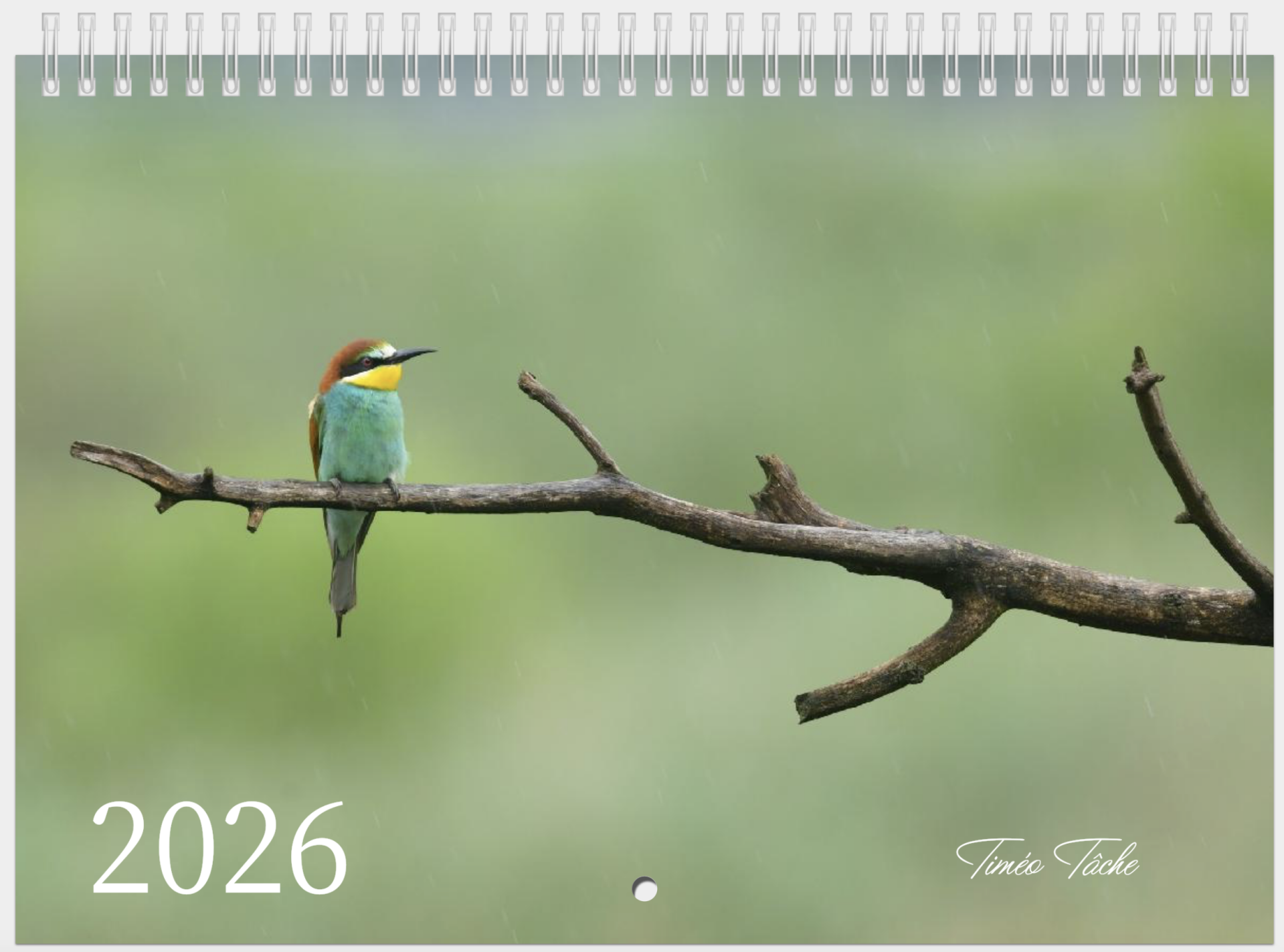 Calendrier 2026 double A4