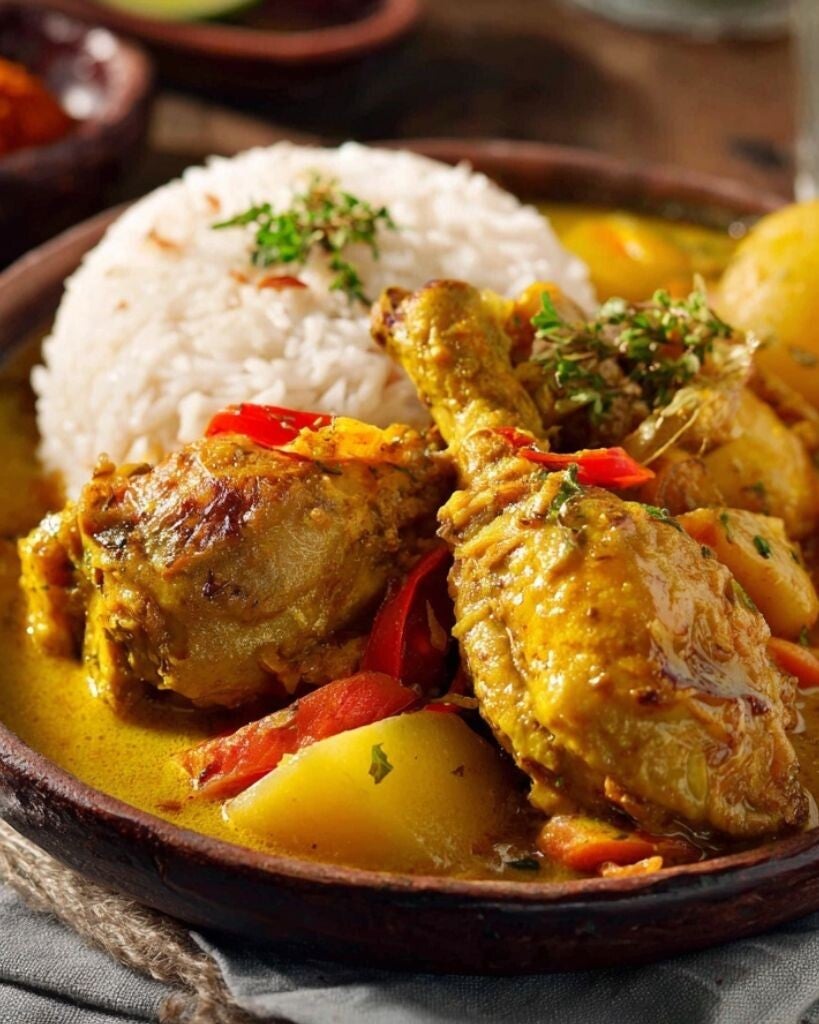 Menu Colombo de Poulet et Boisson