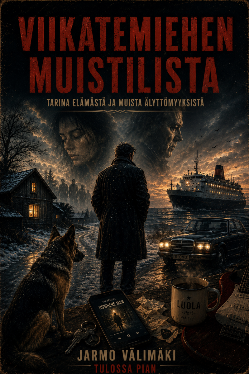 Viikatemiehen muistilista - romaani, Jarmo Välimäki