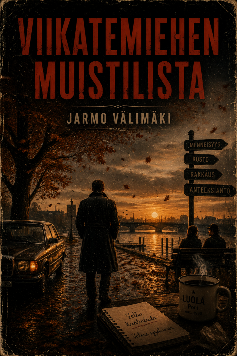 Viikatemiehen muistilista - romaani, Jarmo Välimäki