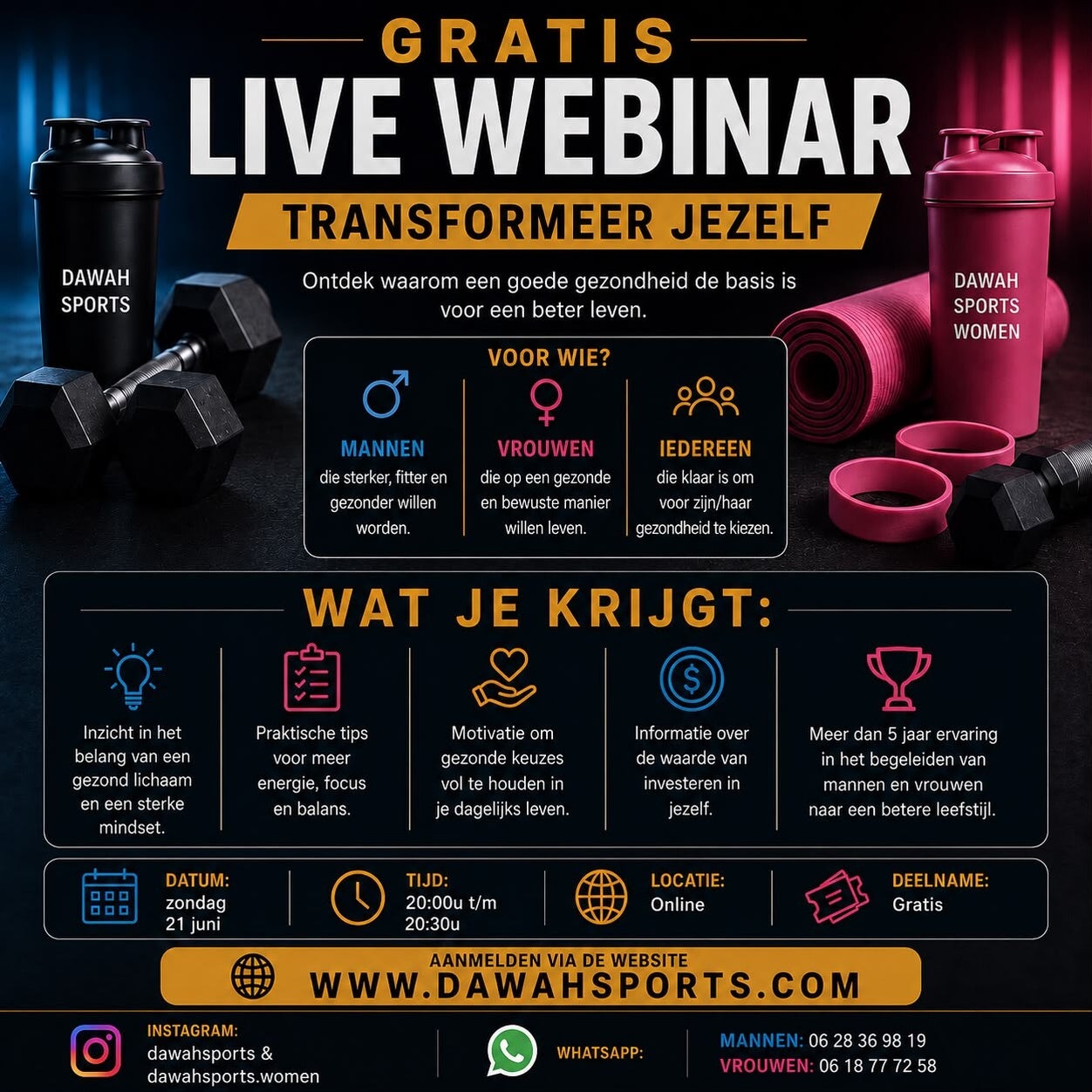 Live Webinar Dawah Sports