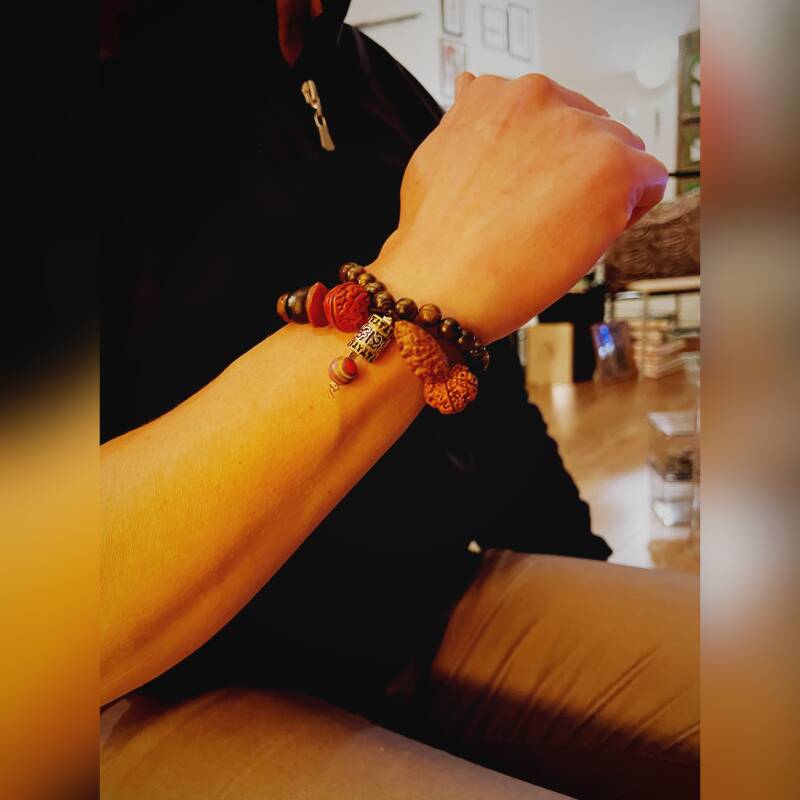 Énergie et Nature : Bracelet de Méditation Artisanale - Collection Homme Première Édition (Copie)