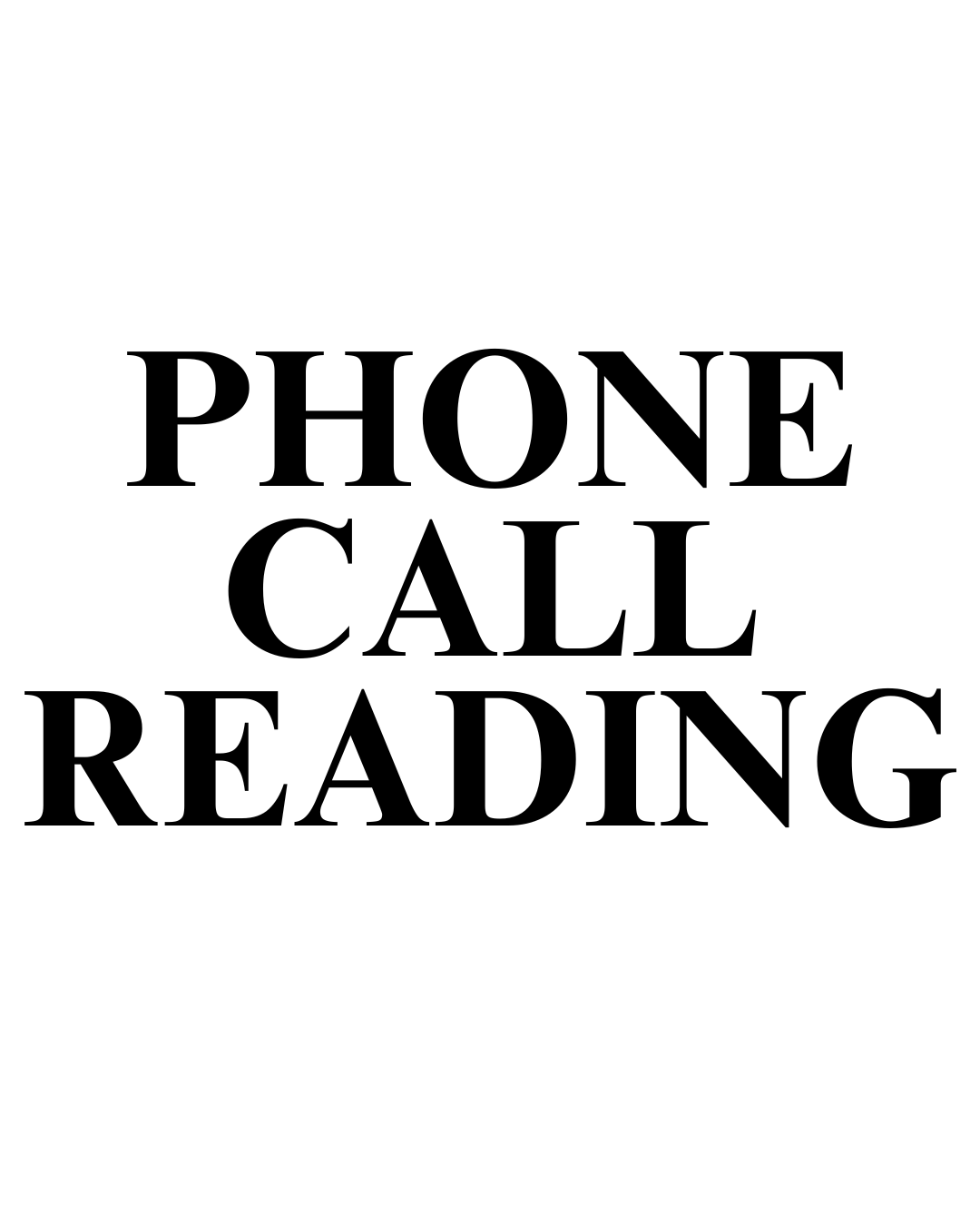 30 MINUTE LIVE PHONE CALL READING