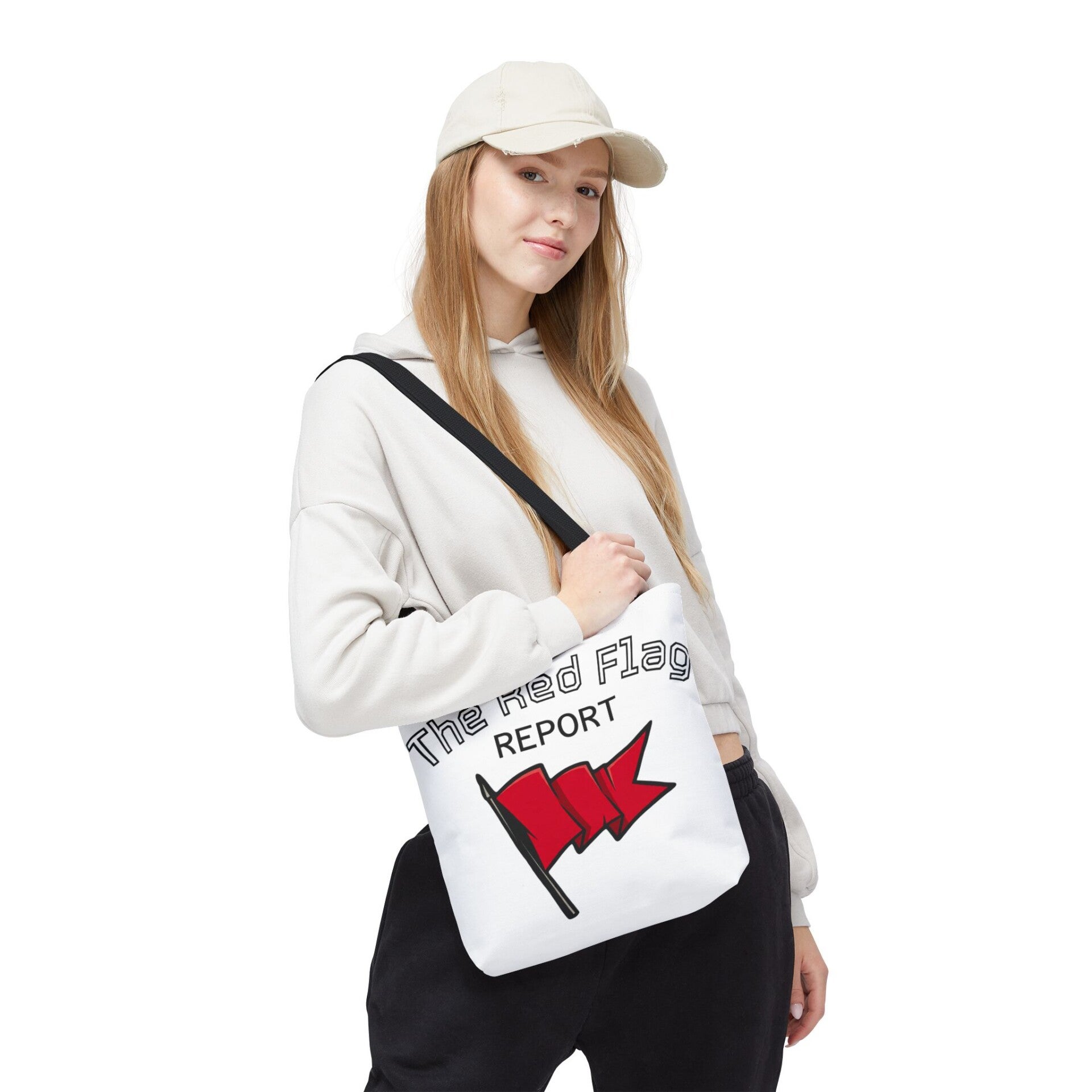 'The Red Flag Report' Tote Bag