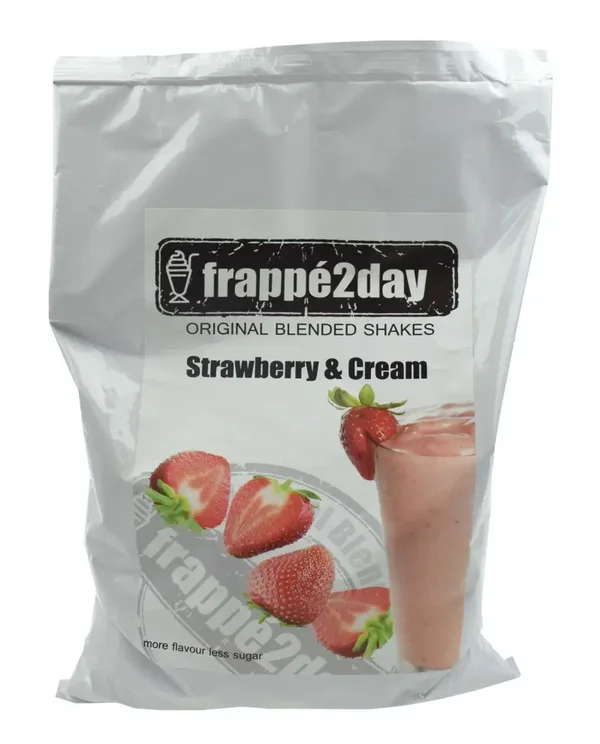 IJSKOFFIE POEDER STRAWBERRY & CREAM FRAPPE2DAY 1.5KG