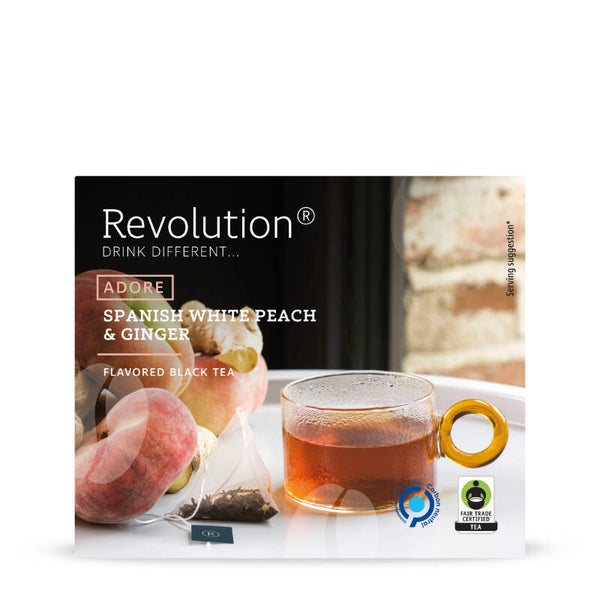 REVOLUTION TEA SPANISH WHITE PEACH & GINGER